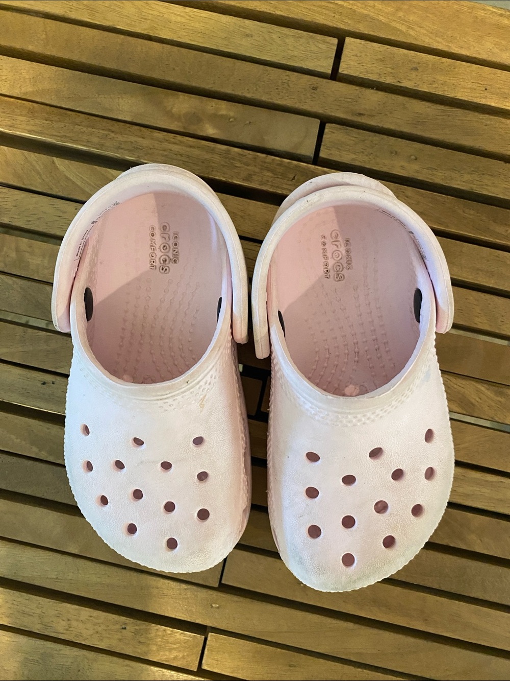 CROCS Kids' Pastel Pink Classic Clog